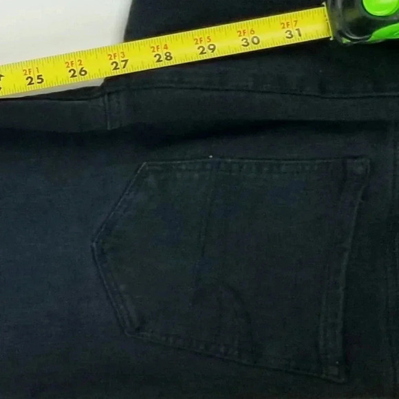 American Eagle Outfitters Size 0 Short Super Stretch X4 Black Hi-Rise Jegging - Picture 4 of 11